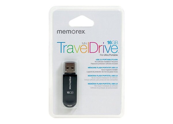 Memorex USB Mini TravelDrive - 16 GB