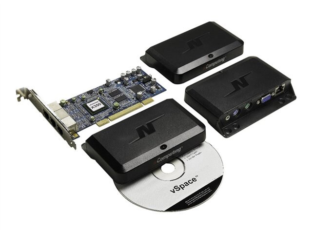 NComputing X350 – 3-user Desktop Virtualization Kit