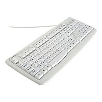 Kensington Pro Fit USB Washable Keyboard - keyboard - US - white
