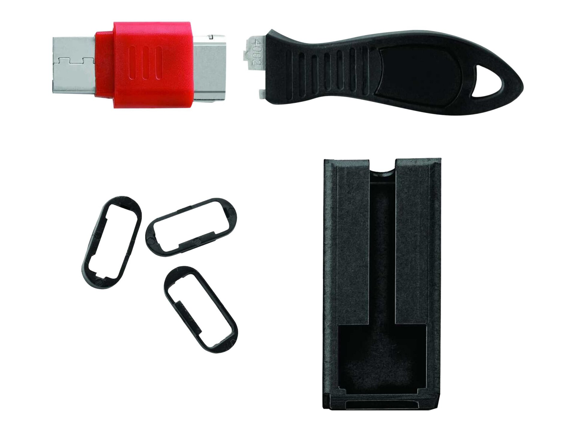 Kensington USB Port Lock with Cable Guard- Square