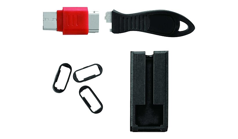 Kensington USB Port Lock with Cable Guard- Square