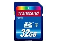 Transcend - flash memory card - 32 GB - SDHC