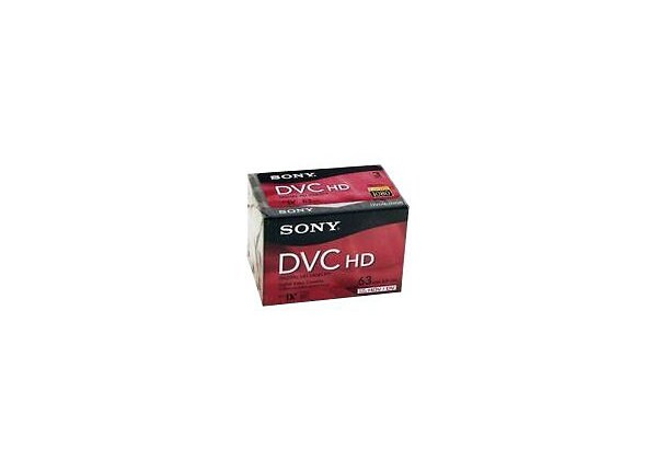 Sony DVM 63HDR High Definition - Mini DV tape - 3 x 63min