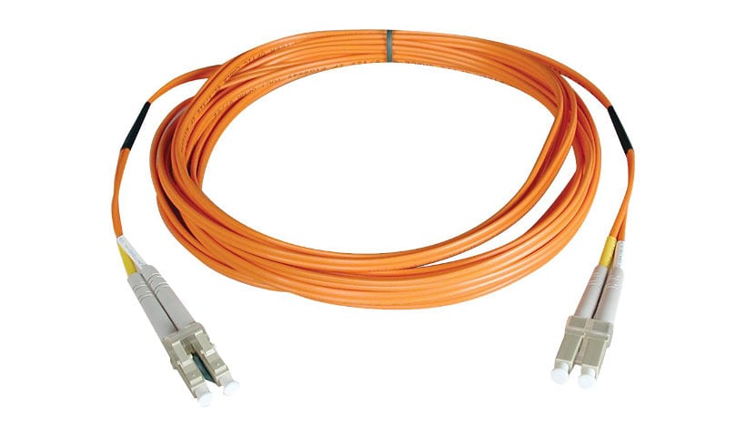 Eaton Tripp Lite Series Duplex Multimode 50/125 Fiber Patch Cable (LC/LC), 25M (82 ft.) - patch cable - 25 m - orange