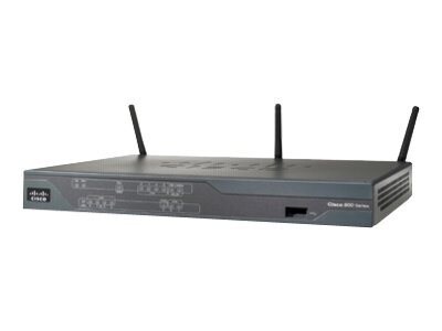 Cisco 881 Fast Ethernet Security - router - WWAN - 802.11b/g/n (draft 2.0)