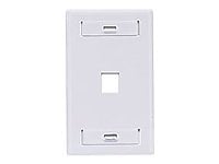 Leviton QuickPort Single-Gang mounting plate