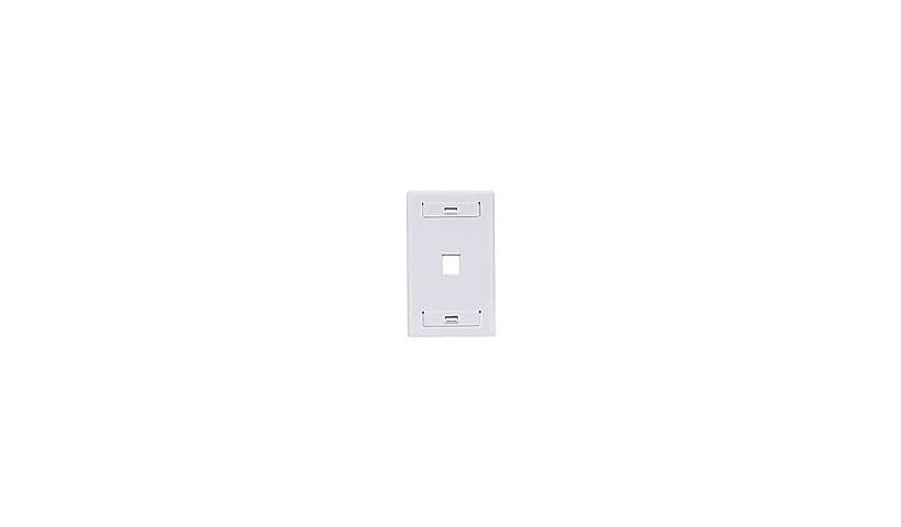 Leviton QuickPort Single-Gang mounting plate