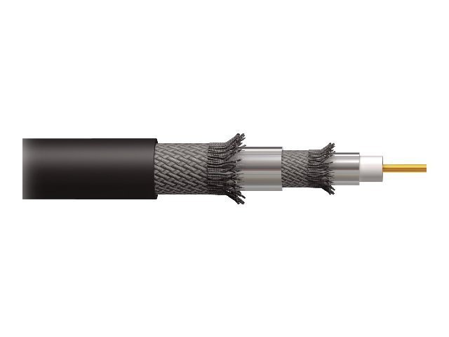 C2G RG6/U Quad Shield In Wall Coaxial Cable - antenna cable - RF - 500 ft