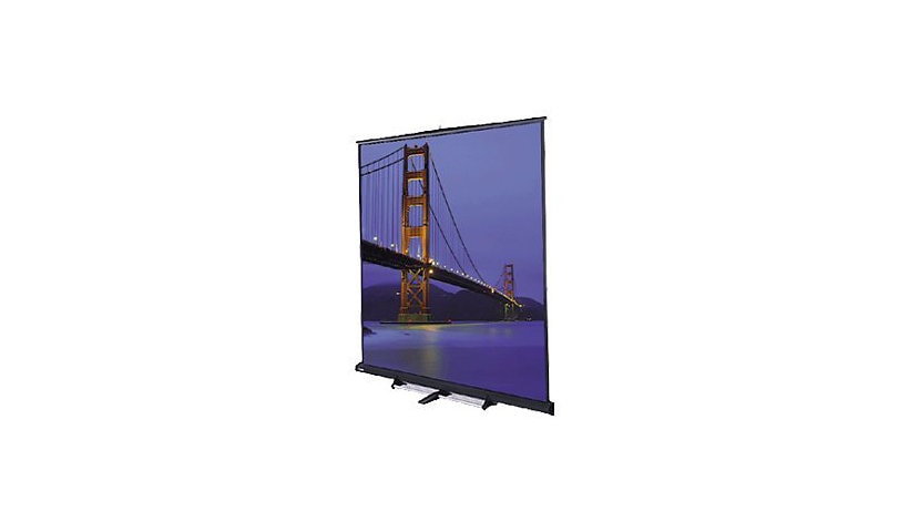 Da-Lite Floor Model C Series Projection Screen - Pull-Up Screen for Rental, Stage and Hospitality - 116in Square Screen