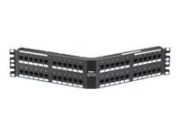 Panduit DP5e patch panel - 2U - 19"/23"