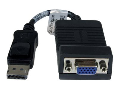 StarTech.com DisplayPort to VGA Adapter, Active DP to VGA Converter, 1080p Video DP to VGA Monitor Dongle, Latching DP