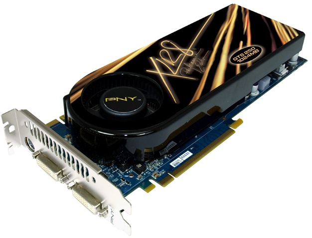 PNY XLR8 GeForce GTS 250 Video Card