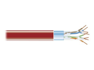 Black Box CAT5e bulk cable - 1000 ft - red
