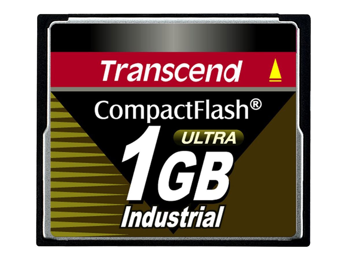 Transcend Ultra Speed Industrial - flash memory card - 1 GB - CompactFlash