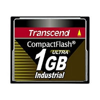 Transcend Ultra Speed Industrial - flash memory card - 1 GB - CompactFlash