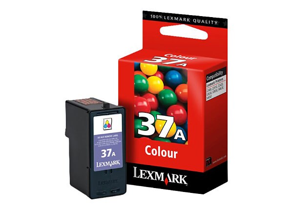 Lexmark Cartridge No. 37A - color (cyan, magenta, yellow) - original - ink cartridge