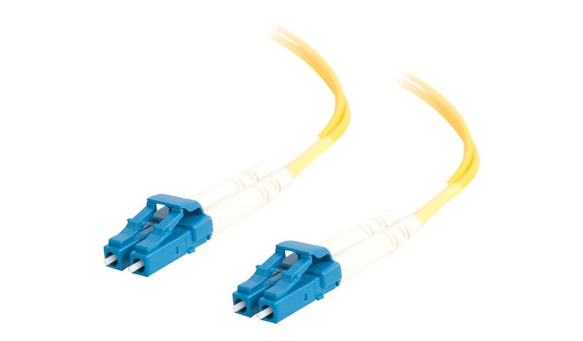 C2G 8m LC-LC 9/125 Duplex Single Mode OS2 Fiber Cable - Yellow - 26ft - pat
