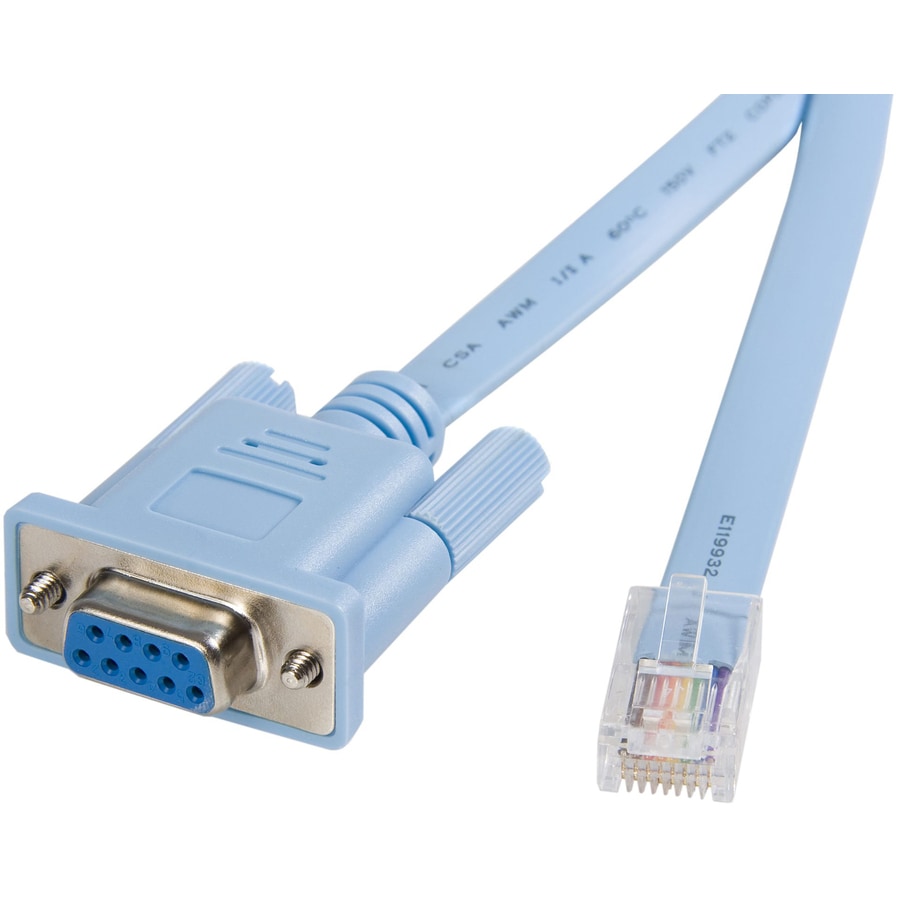 Thumbnail 2 of 4 for StarTech.com Cisco console router cable - RJ45 (m) - DB9 (f) - 6 ft