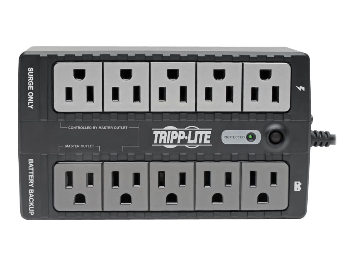 Tripp Lite UPS 550VA 300W Eco Green Battery Back Up Compact 120V USB RJ11 -
