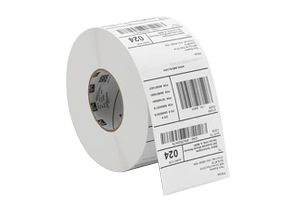 1 Roll 1,000 Labels 2.25 x 1.25 Polypropylene Labels White Waterproof Direct Thermal Zebra