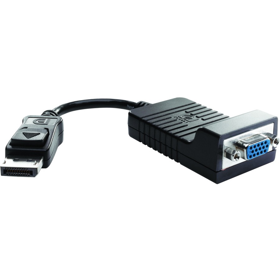 HP 7.9" DisplayPort to VGA Cable Adapter - Black