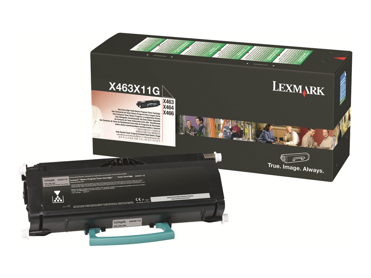 Lexmark - Extra High Yield - black - original - toner cartridge - LCCP, LRP