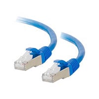 C2G 50ft Cat5e Snagless Shielded (STP) Ethernet Cable - Cat5e Network Patch Cable - PoE - Blue