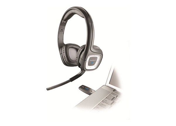 Plantronics Audio 995 Ear Cup Headset with Amplifier