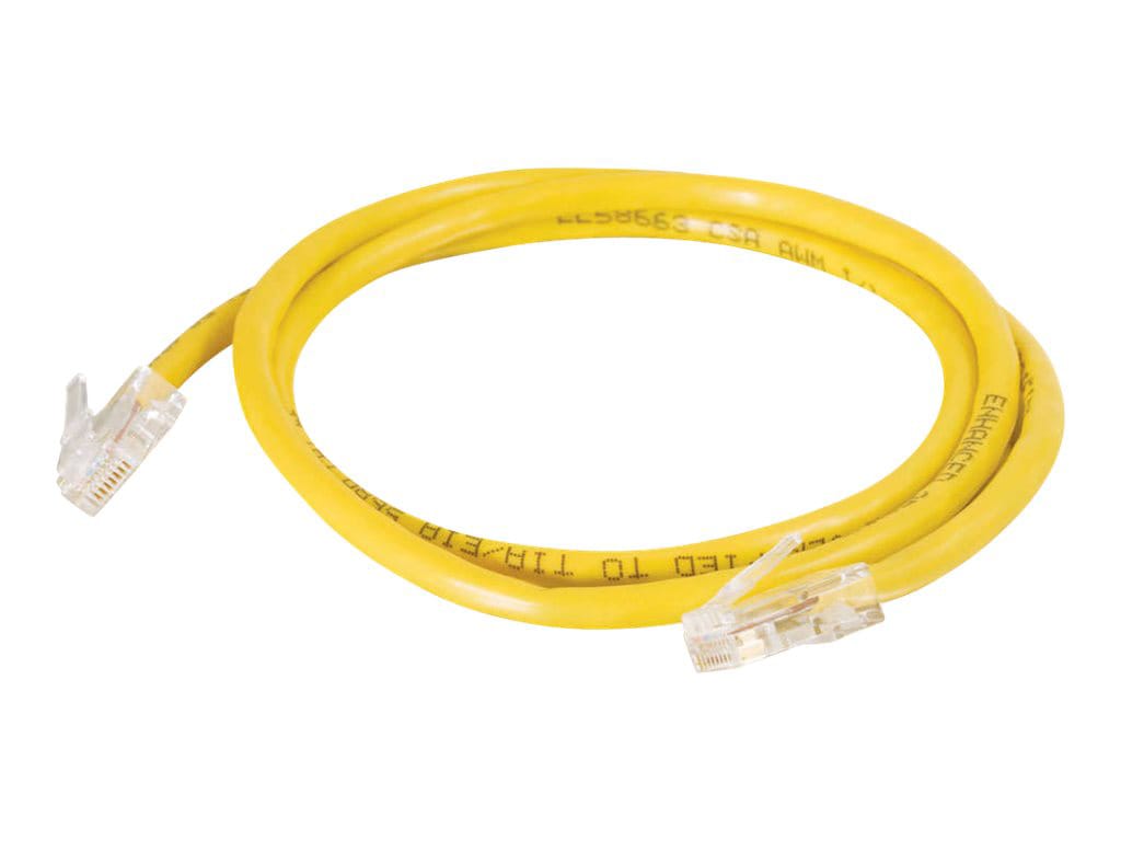 C2G 1FT CAT5E NON-BOOTED CABLE - YLW