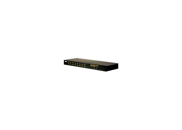 ATEN VS1601 - video/audio switch - 16 ports - rack-mountable