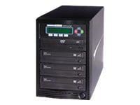 Kanguru DVD Duplicator 1 to 3 Target - DVD duplicator - USB 2.0 - external - TAA Compliant