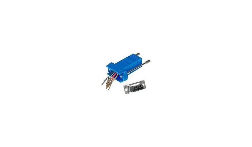 C2G Modular Adapter - serial RS-232 adapter - blue