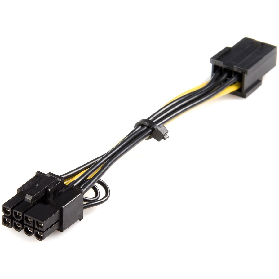 StarTech.com PCI Express 6 pin to 8 pin Power Adapter Cable - Power cable - 6 pin PCIe power (F) to 8 pin PCIe power