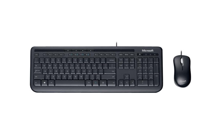 Microsoft Wired Desktop 600 - keyboard and mouse set - QWERTY - US