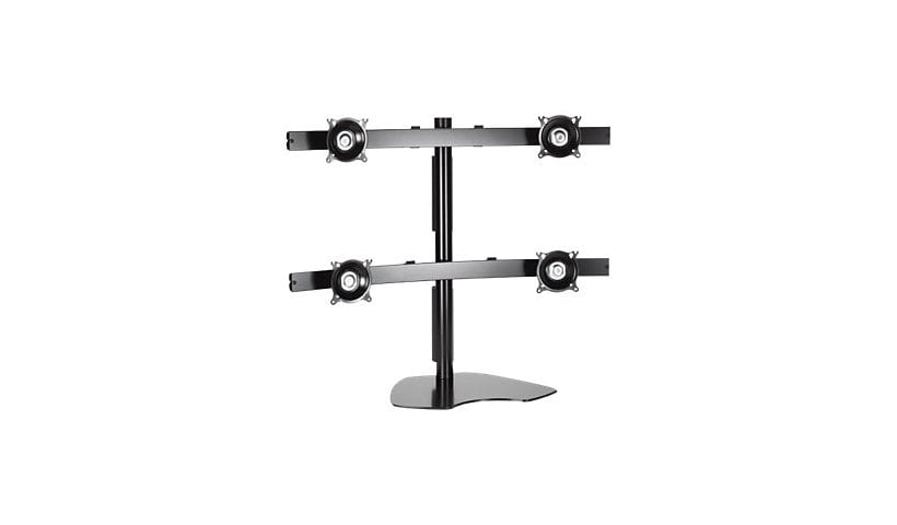 Chief Widescreen Quadruple Display Table Stand - For Monitors up to 30"