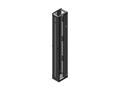 CPI Evolution Cable Management g1 Single-Sided - rack cable management pane