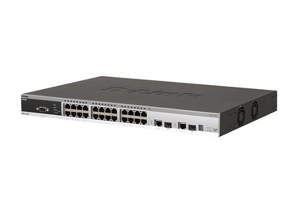 D-Link xStack DES-3528 - switch - 24 ports - managed - desktop