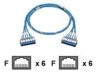 Panduit QuickNet Pre-Terminated Cable Assembly - network cable - 25 ft - bl