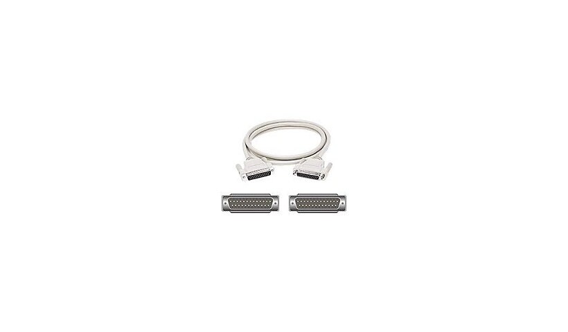 C2G - null modem cable - DB-25 to DB-25 - 6 ft