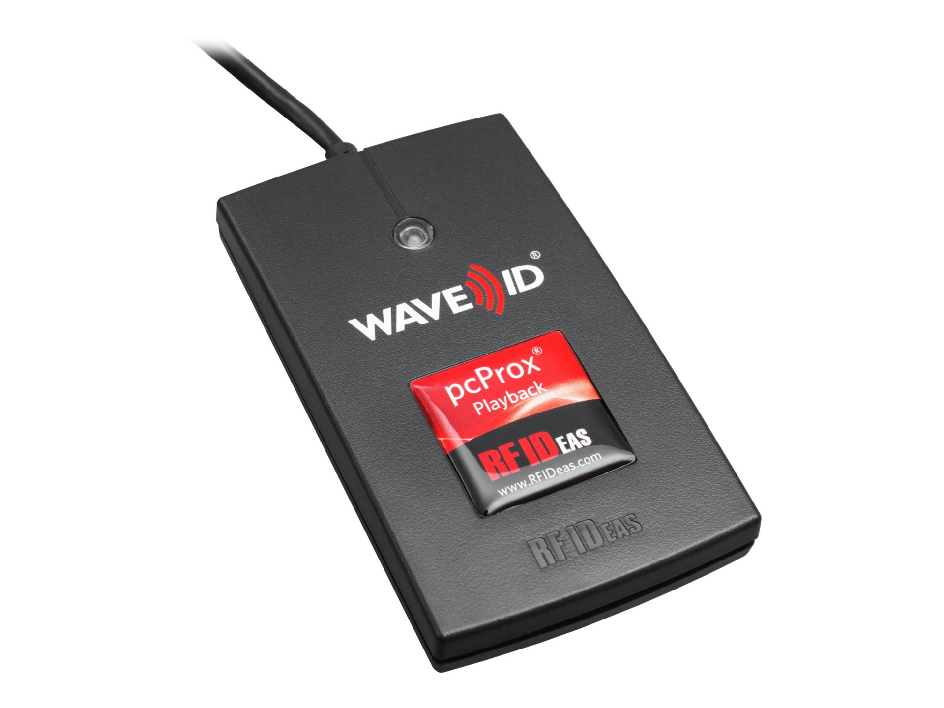 RF IDeas WAVE ID Playback MIFARE Black Reader - RFID reader - USB