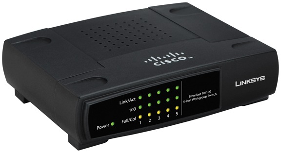 Linksys EtherFast 10/100 5-port Auto-Sensing Switch
