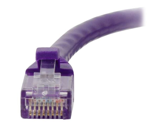 Thumbnail 3 of 3 for C2G 1ft Cat6 Snagless Unshielded (UTP) Ethernet Cable - Cat6 Network Patch Cable - PoE - Purple