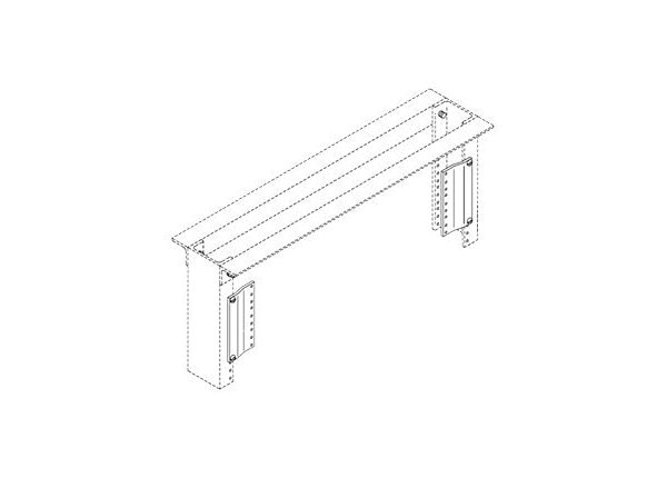CPI Rack Panel Adapters (Pair) - rack bracket adapter - 4U