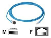 Panduit PanZone Cable Assemblies - patch cable - 20 ft - blue