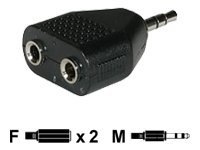 C2G 3.5mm Stereo Male to Dual 3.5mm Stereo Female Adapter - audio splitter