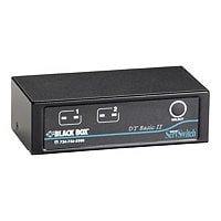 Black Box ServSwitch DT Basic II - KVM switch - 2 ports