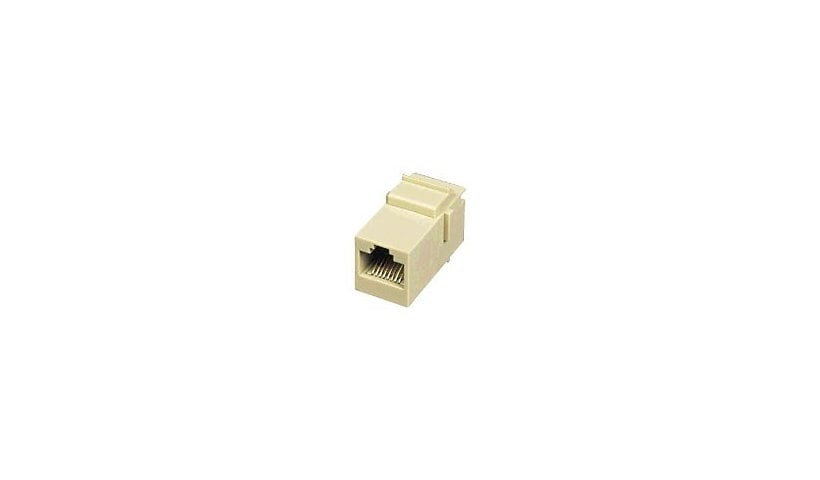 C2G RJ45 Coupler Keystone Insert - 8P8C - White