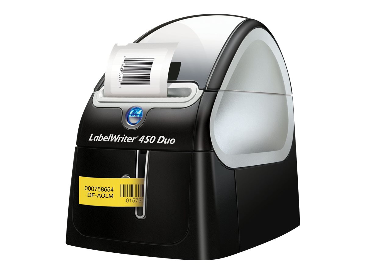 DYMO LabelWriter 450 Duo - label printer - B/W - direct thermal / thermal  transfer