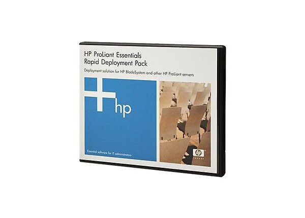 HPE ProLiant Essentials Rapid Deployment Pack Tracking License - license + 1 Year 24x7 Support - 1 server