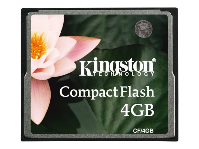 Kingston - flash memory card - 4 GB - CompactFlash